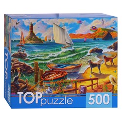 Пазлы 500 TOPpuzzle "На берегу моря"
