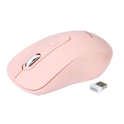 Мышь оптическая беспроводная Smart Buy SBM-282AG-N 282AG беззвучная (pink)