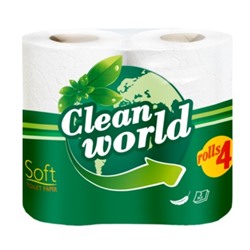 СИПТО Сипто Clean World Бумага туалетная