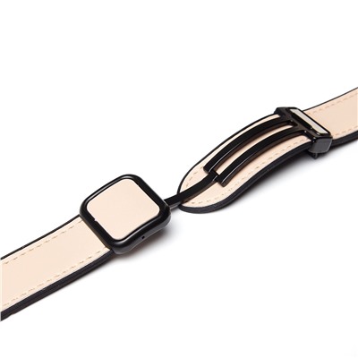 Ремешок - ApW38 Square buckle Apple Watch 42/44/45/49мм экокожа (apricot)