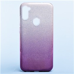 Чехол-накладка - SC097 Gradient для "Samsung SM-A115 Galaxy A11/SM-M115 Galaxy M11" (purple/silver)