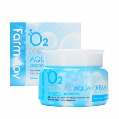 FarmStay Крем увлажняющий с кислородом O2 – Premium aqua cream, 100г