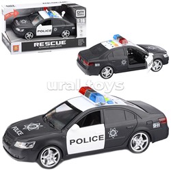 Машина "Полиция" 1:16 (свет. звук) в коробке