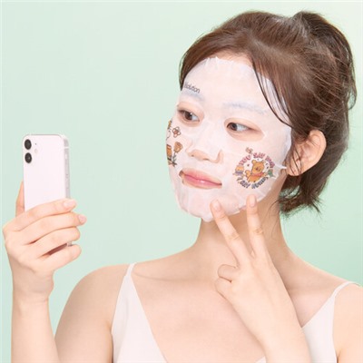JMsolution Маска тканевая увлажняющая с алоэ – Disney collection selfie moisture aloe mask, 30мл