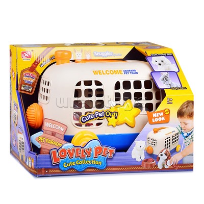 Игровой набор "Питомец" кролик с переноской в коробке