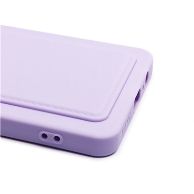 Чехол-накладка - SC337 с картхолдером для "TECNO Camon 20 Pro 5G" (light violet) (228843)