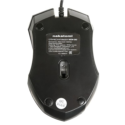 Мышь оптическая Nakatomi Navigator MON-04U (black)