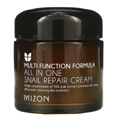 Mizon Крем восстанавливающий с экстрактом улитки – All in one snail repair cream, 75мл