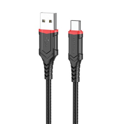 Кабель USB - Type-C Borofone BX67  100см 3A  (black)