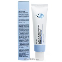 Крем для лица с коллагеном и гиалуроновой кислотой Solution Hyaluronic Collagen Cream Lebelage, Корея, 50 мл Акция