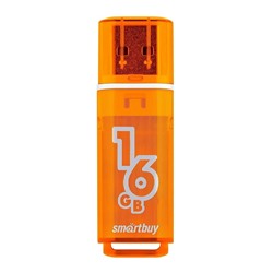 Флэш накопитель USB 16 Гб Smart Buy Glossy (orange)