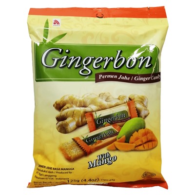 Имбирные конфеты с манго Gingerbon, 125 г Акция