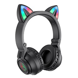 Bluetooth-наушники полноразмерные Borofone BO18 cat ear (black)