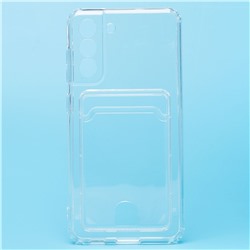 Чехол-накладка - SC276 с картхолдером для "Samsung SM-G990 Galaxy S21FE" (transparent) (210437)