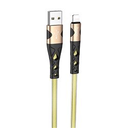 Кабель USB - Apple lightning Hoco U105  120см 2,4A  (gold)