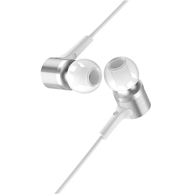 Проводные наушники с микрофоном внутриканальные Hoco M54 Pure music Jack 3,5  (white)