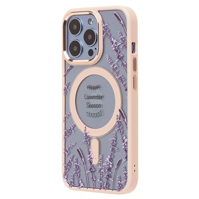 Чехол-накладка - SM015 SafeMag для "Apple iPhone 13 Pro" (003) (light pink)