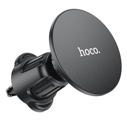 Держатель автомобильный Hoco магнитный H12 Fine в дефлектор (black)