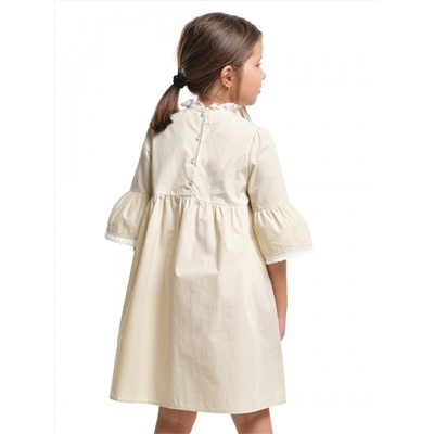 Платье для девочки (104-122см) UD 8070-2(2) бежевый