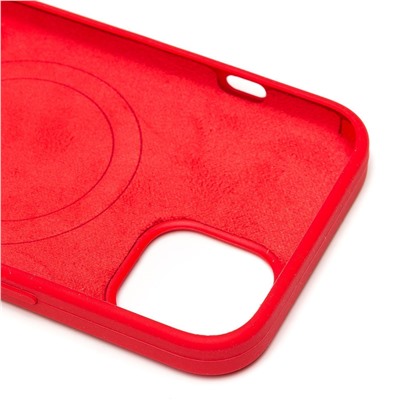 Чехол-накладка - SM003 SafeMag Soft Touch с анимацией для "Apple iPhone 13" (red)