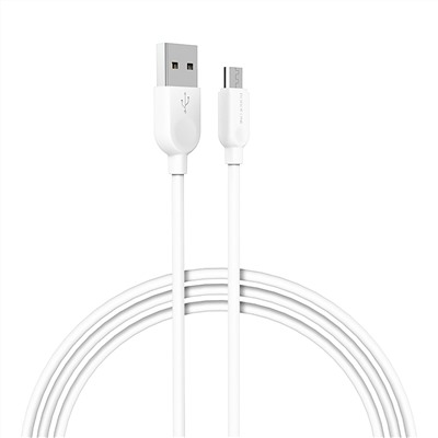 Кабель USB - micro USB Borofone BX14  100см 2,4A  (white)