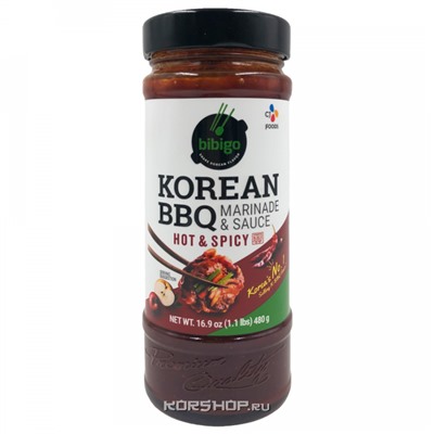 Острый пряный соус барбекю для Бульгоги CJ Cheiljedang, Корея, 480 г Акция