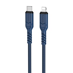 Кабель Type-C - Apple lightning Hoco X59 Victory PD 20W 200см 3A  (blue)