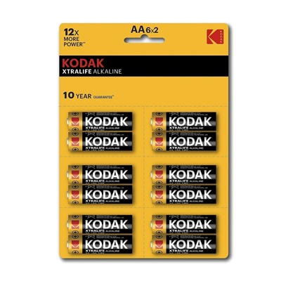 Батарейка AA Kodak xtralife LR6 BL-12 отрывной (144)