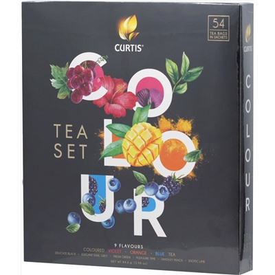 CURTIS. Colour Tea Set карт.упаковка, 54 пак.