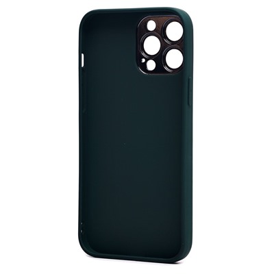 Чехол-накладка - PC084 экокожа для "Apple iPhone 13 Pro Max" (green) (219670)