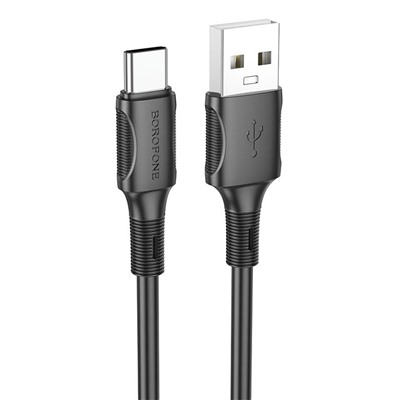 Кабель USB - Type-C Borofone BX80  100см 2,4A  (black)