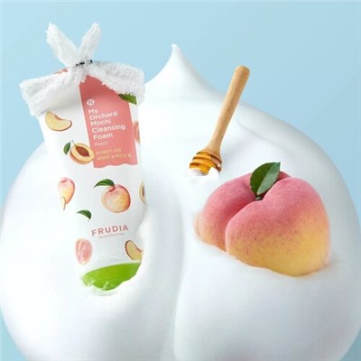 Frudia Пенка-моти очищающая c персиком «мини» - My orchard peach mochi cleansing foam mini, 30мл