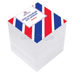 Куб бумажный для записей 90x90x90 мм белый, непроклеенный, офсет 80 г/м², белизна 90%