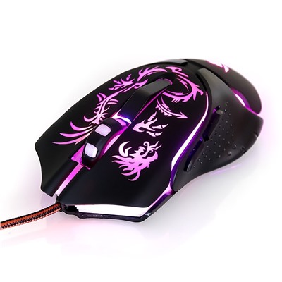 Мышь оптическая Nakatomi Gaming mouse MOG-25U (black) игровая