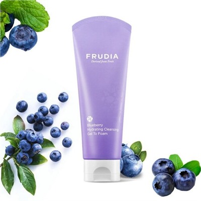 Frudia Пенка для умывания увлажняющая с черникой - Blueberry hydrating cleansing gel to foam, 145мл