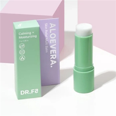 DR.F5 Крем-стик смягчающий для лица с алоэ вера - Aloevera skin relief multi balm, 11г