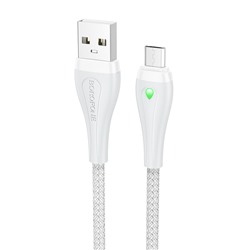 Кабель USB - micro USB Borofone BX100 Advantage  100см 2,4A  (gray)