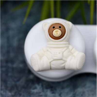 Контейнер для линз «Space astronaut bear»