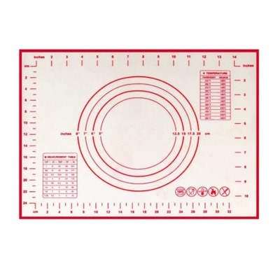 Силиконовый коврик для раскатки теста с разметкой, 40*60 см