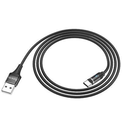 Кабель USB - Type-C Hoco U76 Fresh магнитный  120см 2A  (black)