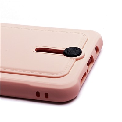 Чехол-накладка - SC304 с картхолдером для "Xiaomi Redmi Note 8 Pro" (light pink) (208792)