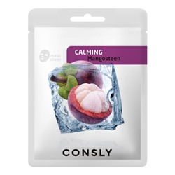 Consly Маска тканевая с экстрактом мангостина - Mangosteen calming mask pack, 20мл