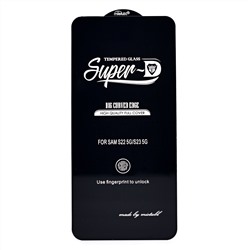 Защитное стекло Full Screen Activ SUPER 3D с отпечатком пальца для "Samsung Galaxy S23" (black)