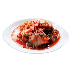 Кимчи - пекинская капуста, квашенная по-южнокорейски (острая) Чонджон, 450 г