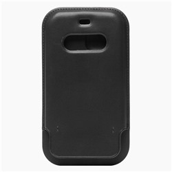 Чехол-конверт - SM001 кожаный SafeMag для "Apple iPhone 12/iPhone 12 Pro" (black)