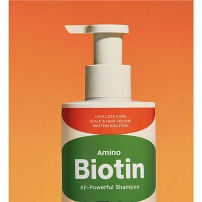 CKD Шампунь с аминокислотами и биотином - Amino Biotin all-powerful shampoo, 500мл