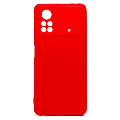 Чехол-накладка Activ Full Original Design для "Xiaomi Poco X4 Pro 5G" (red) (209860)