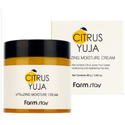 FarmStay Крем освежающий увлажняющий с экстрактом юдзу - Citrus yuja vitalizing moisture cream, 80г