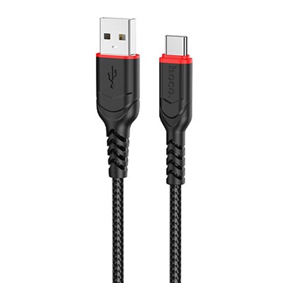 Кабель USB - Type-C Hoco X59 Victory PD  100см 3A  (black)