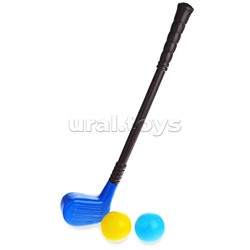 Набор для гольфа (3 предмета) (Разм. из.: Длина клюшки 54,5 см, диаметр шара 7 см, Цвет: мультиколор)